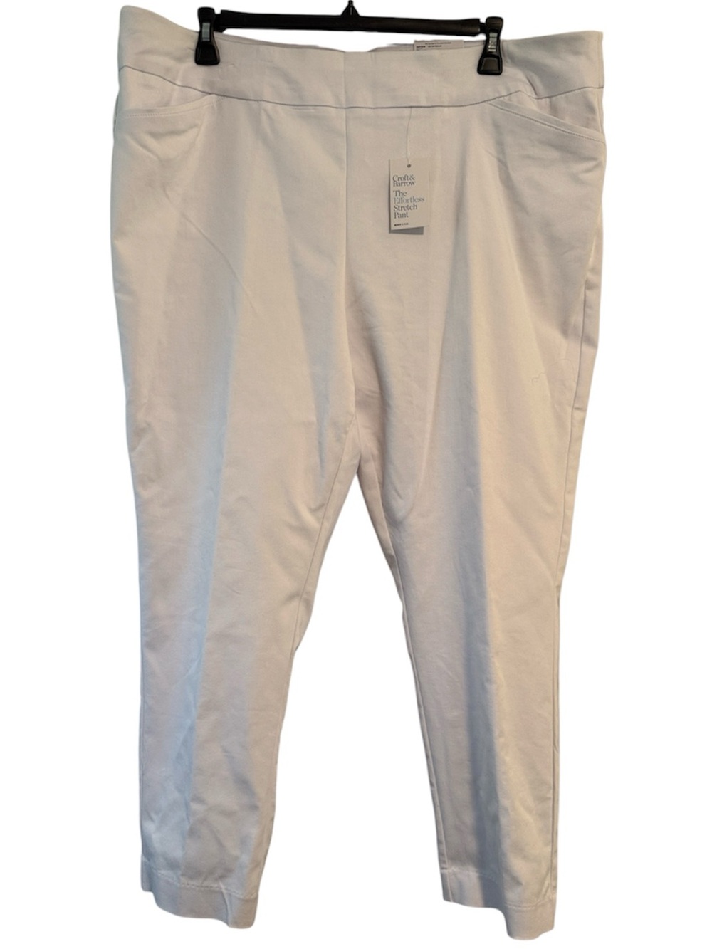 Croft and Barrow The Effortless Stretch Straight Leg Mid Rise Pants NWT